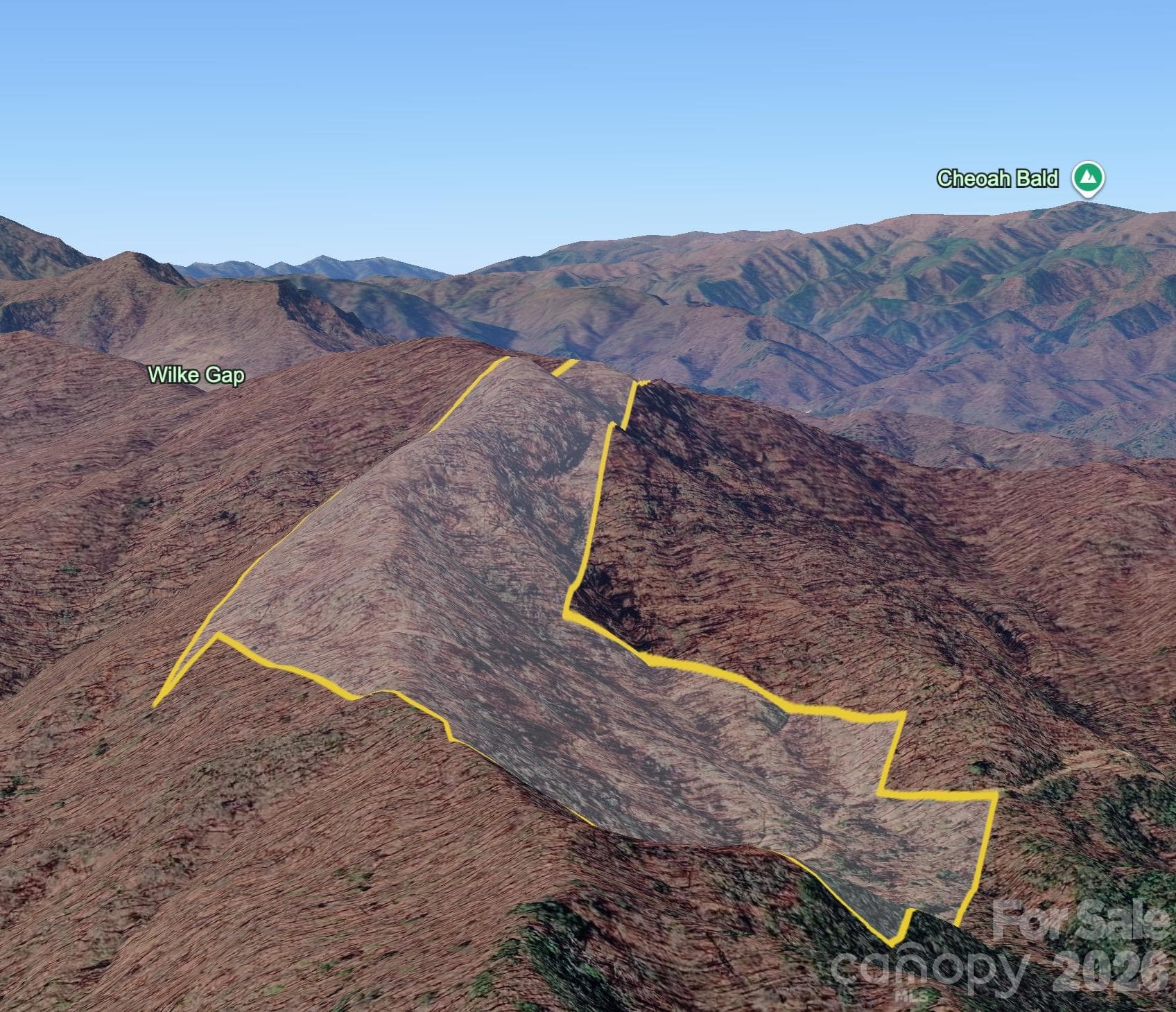 Google Earth 3d - 0 Wiggins Creek Road, Bryson City