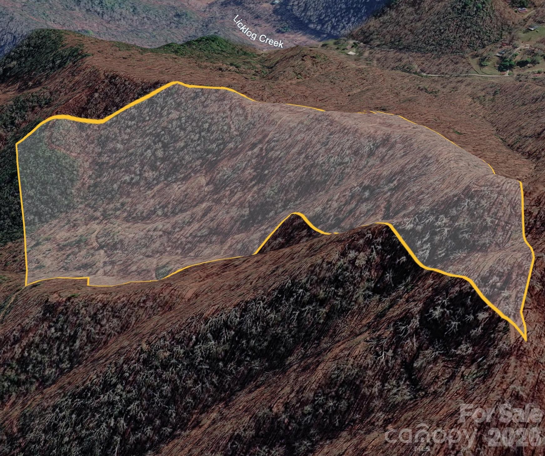 Google Earth 3D - 0 Wiggins Creek Road, Bryson City
