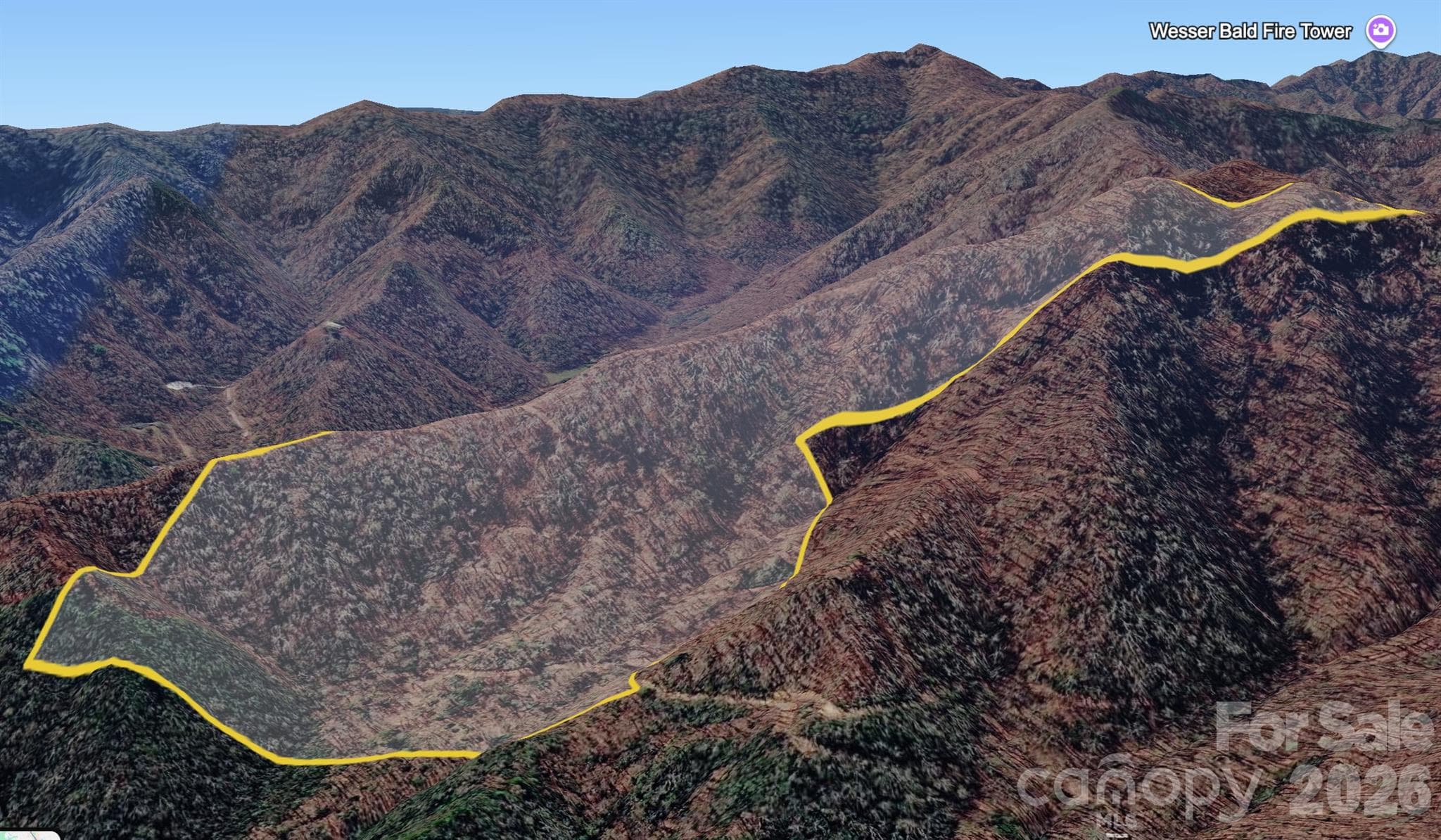 Google Earth 3D - 0 Wiggins Creek Road, Bryson City