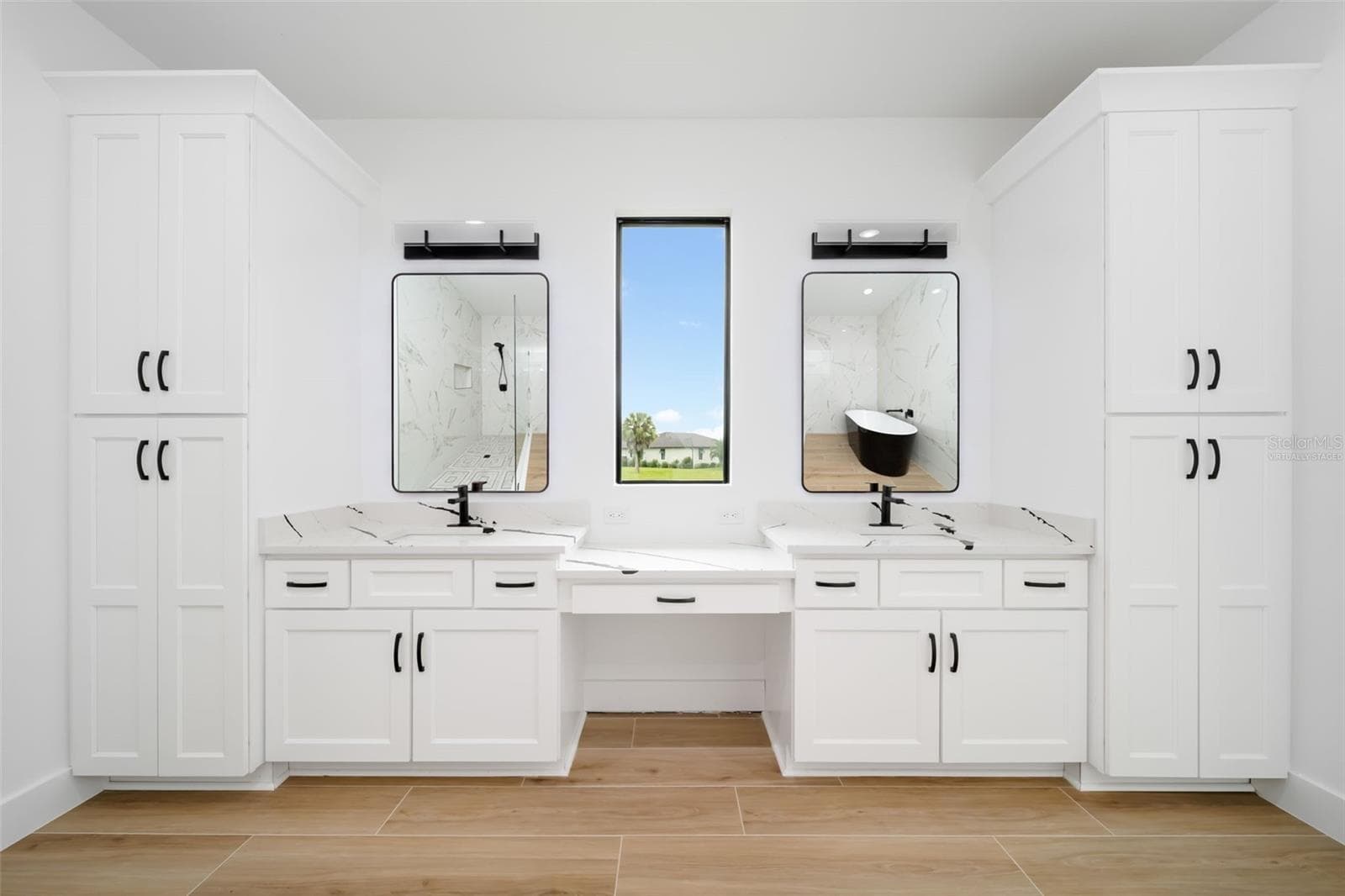 Virtually Staged. Primary Bath - 801 ROYAL POINCIANA, PUNTA GORDA