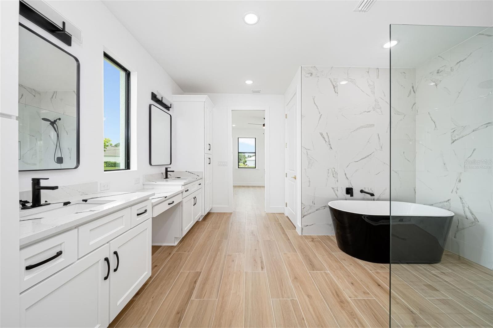 Virtually Staged. Primary Bath - 801 ROYAL POINCIANA, PUNTA GORDA