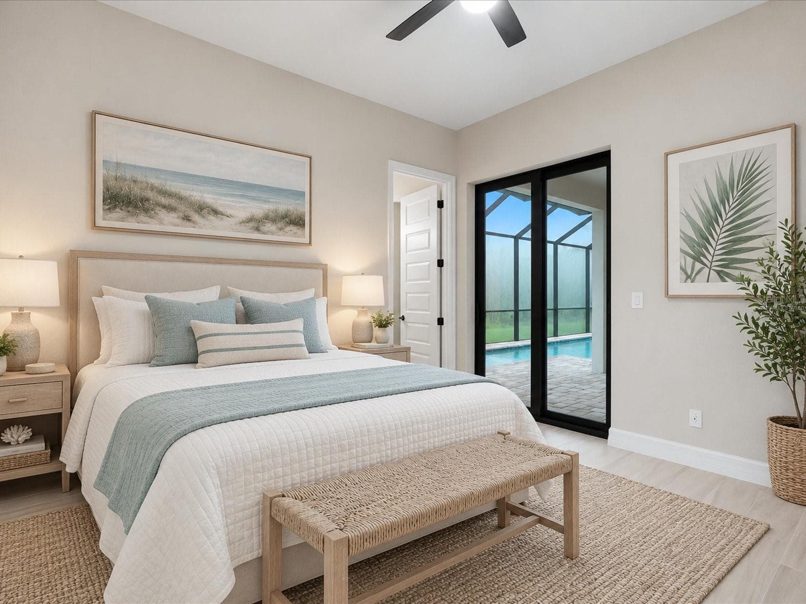 Virtually staged. Junior Primary Suite - 51 LONG MEADOW PL, ROTONDA WEST