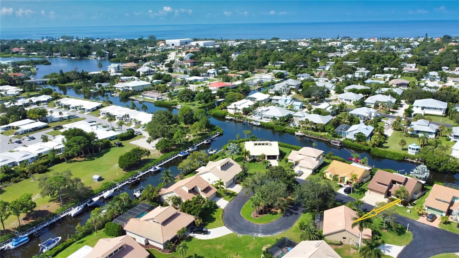 Aerial Photo - 32 INLETS BLVD #32, NOKOMIS