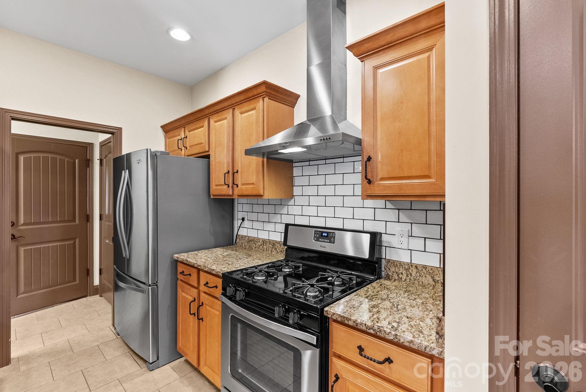 Tile Backsplash * Stainless Hood - 4 Pacifico Drive, Asheville