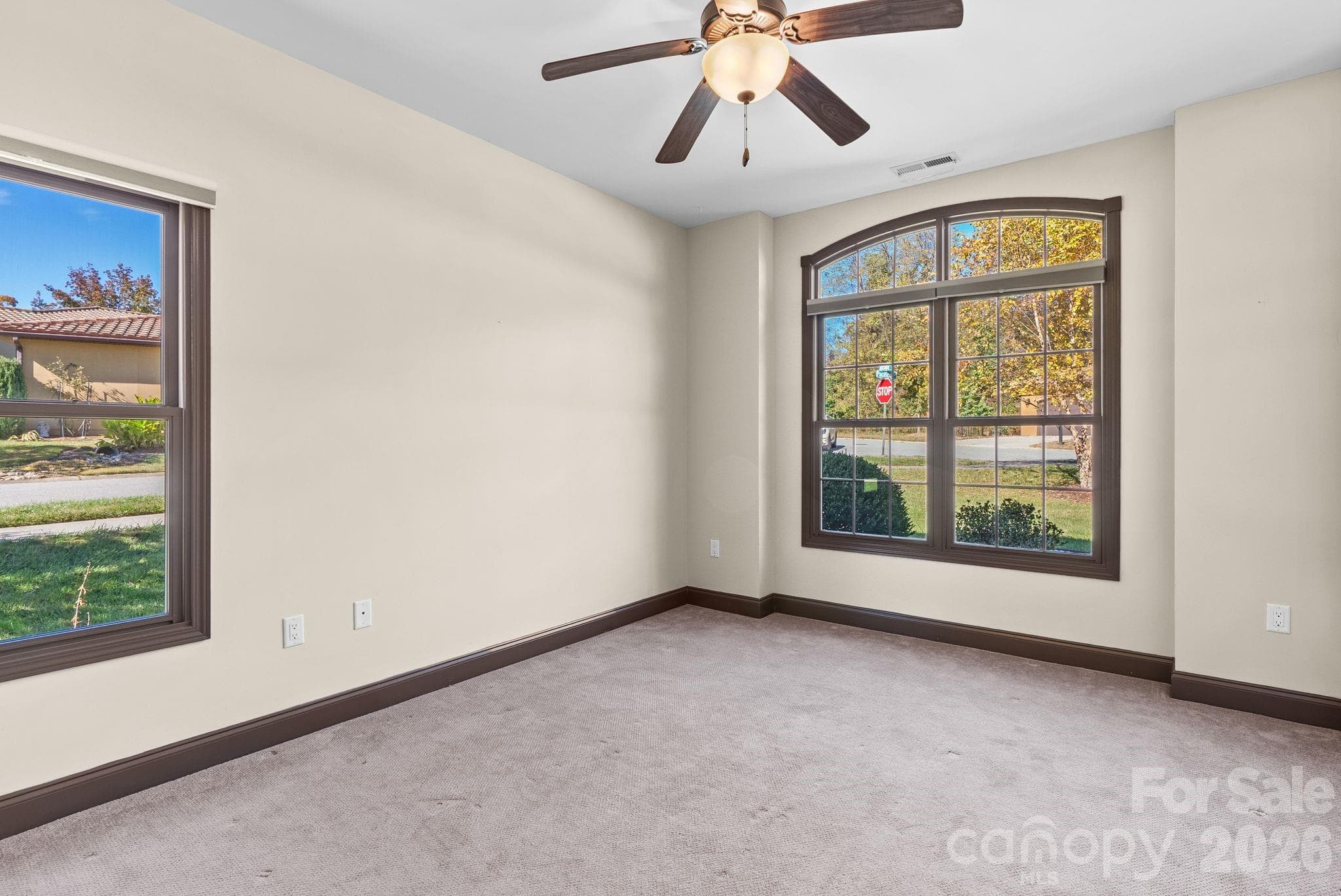 Second Bedroom has Arched Window - 4 Pacifico Drive, Asheville