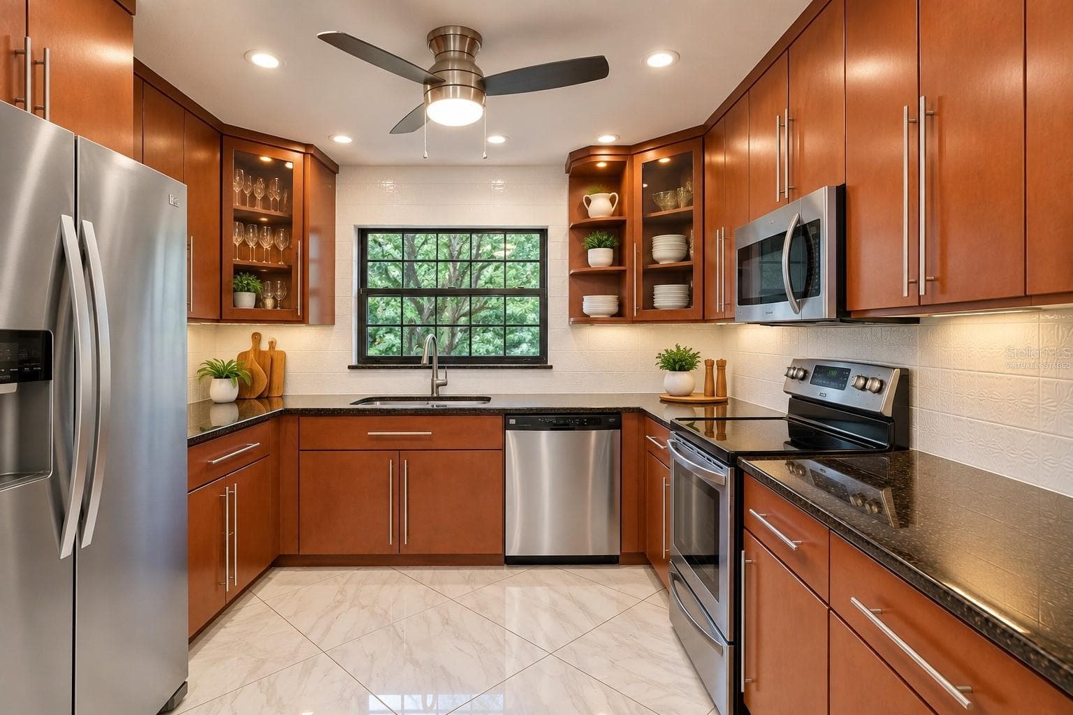 Kitchen-Virtually Staged - 203 LOS PRADOS DR #1322, SAFETY HARBOR