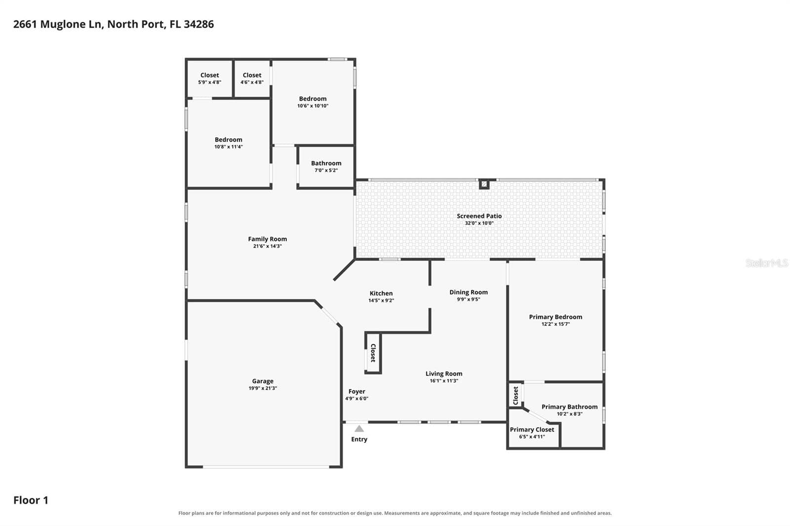 Single Family Residence at 2661 MUGLONE LN, NORTH PORT, photo 28 of 41