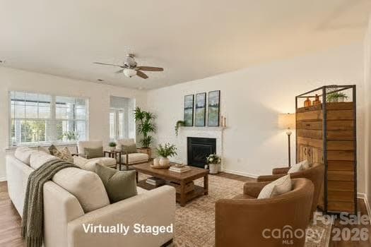 Virtually staged main room - 3120 Oliver Stanley Trail, Lancaster