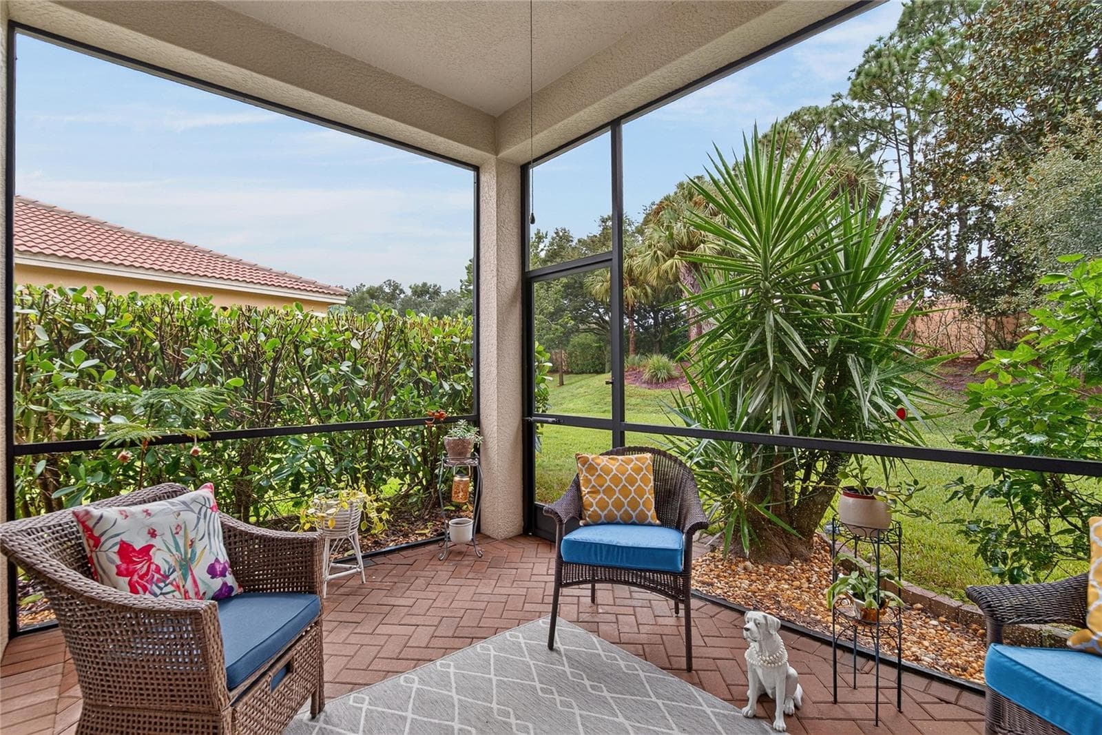 Screened Rear Lanai - 15906 COBBLE MILL DR, WIMAUMA
