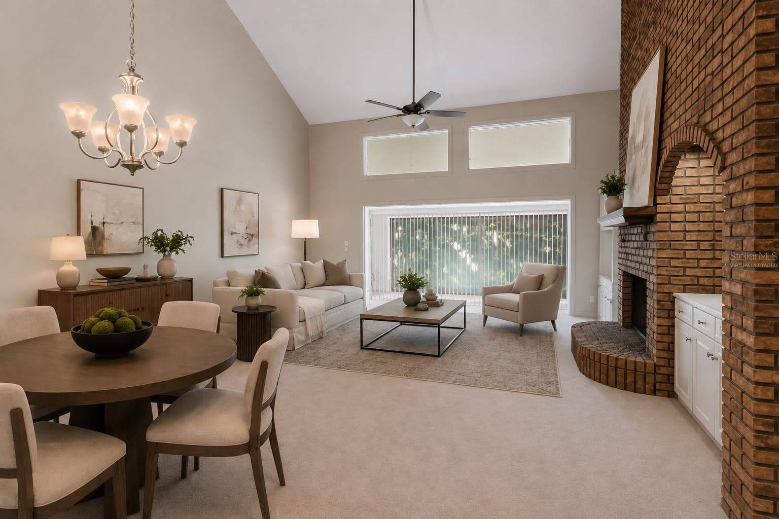 Virtually Staged Great Room - 179 GOLF CLUB DR, LONGWOOD