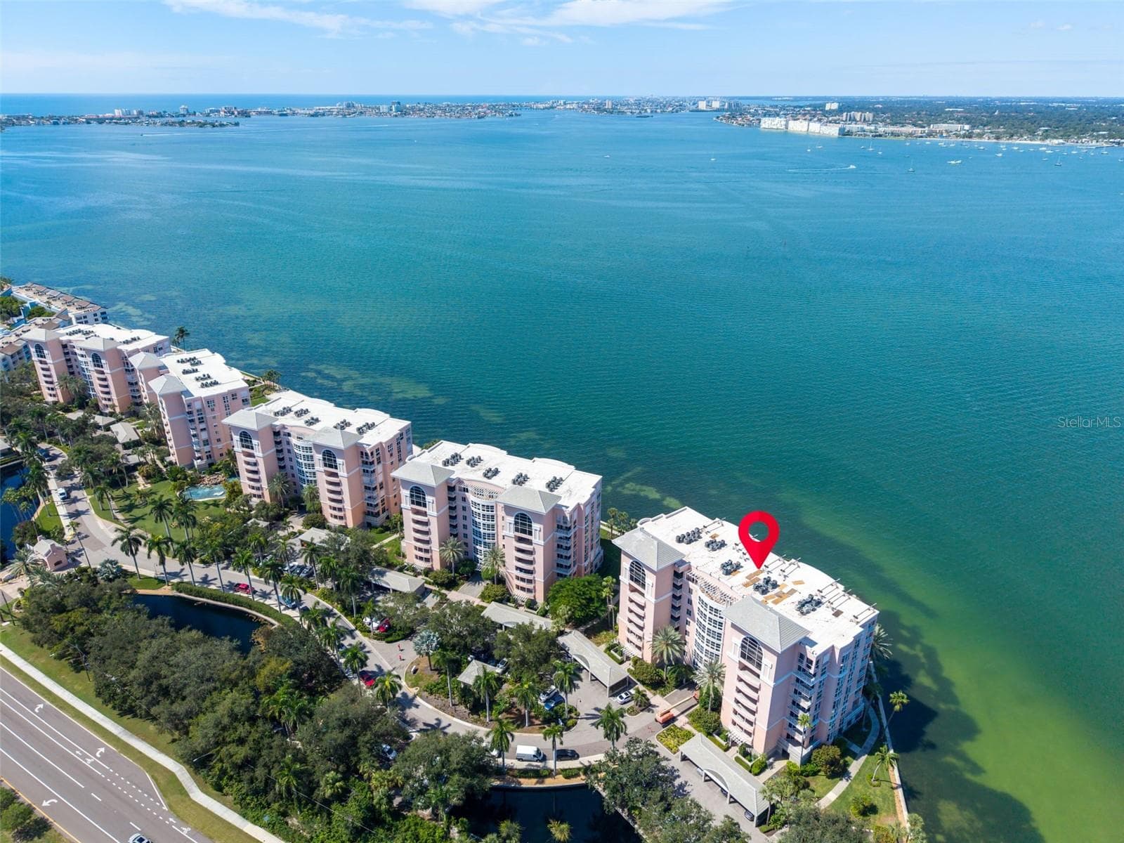 Aerial View last building on the right - 4993 BACOPA LN S #304, ST PETERSBURG