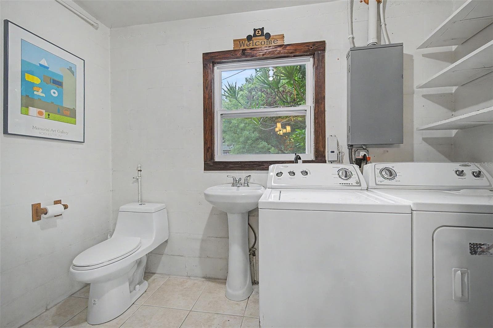 Half Bath & Laundry Room - 1619 53RD ST S, GULFPORT