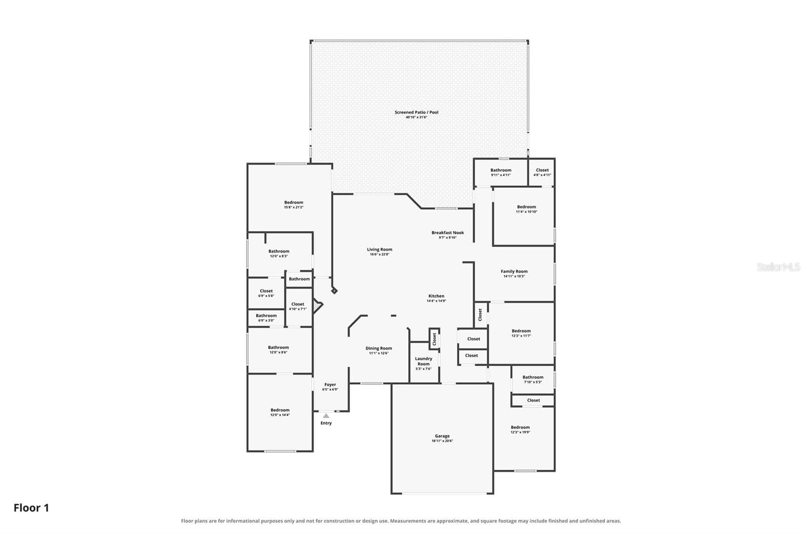 Floor plan - 277 YELLOW SNAPDRAGON DR, DAVENPORT