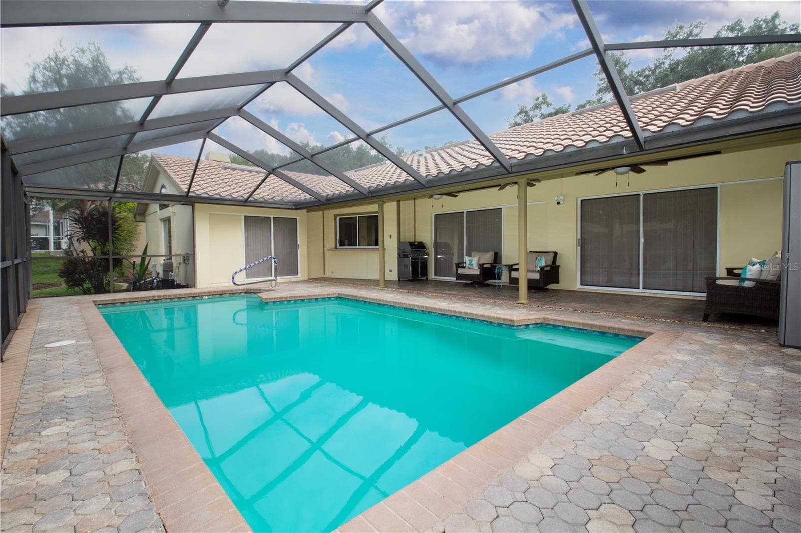 POOL AREA - 2194 PINNACLE CIR N, PALM HARBOR