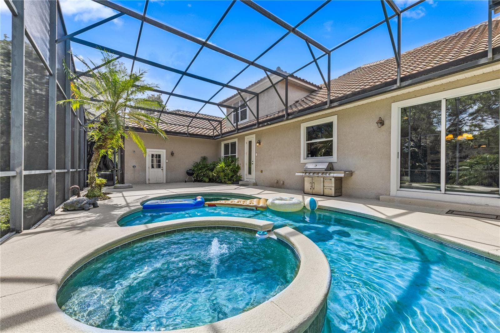 POOL W INGROUND SPA - 755 MILLS ESTATE PL, CHULUOTA