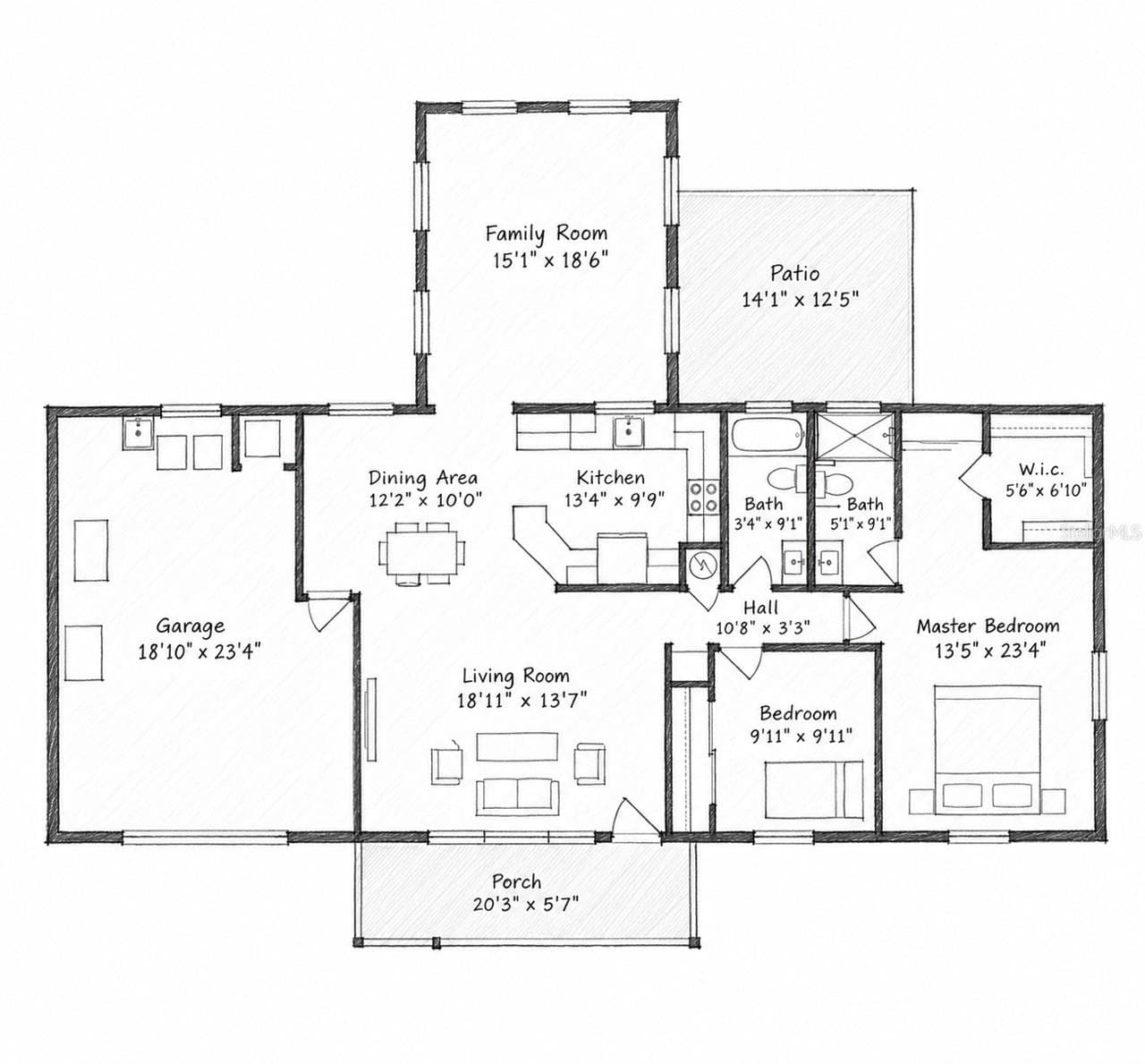 Floorplan - 11530 SW 84TH AVENUE RD, OCALA