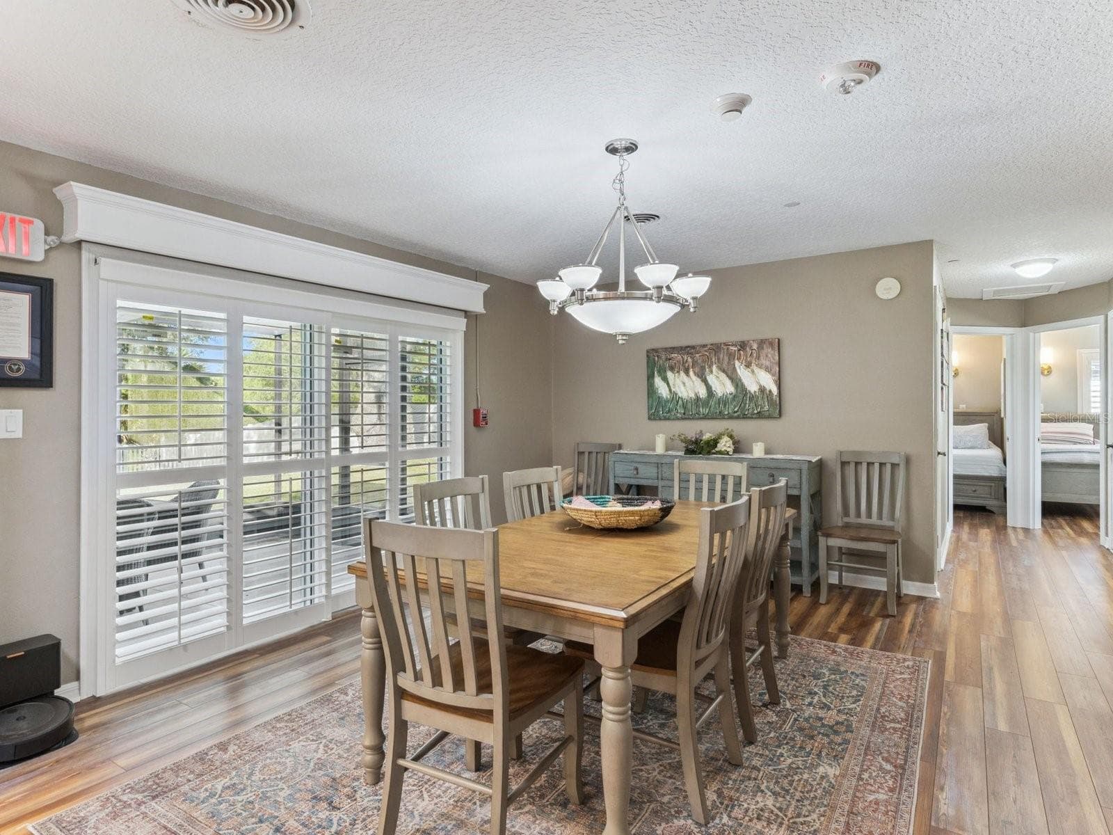 15x14 dining room with sliders to screened lanai - SPRING LAKE MANOR, FRUITLAND PARK