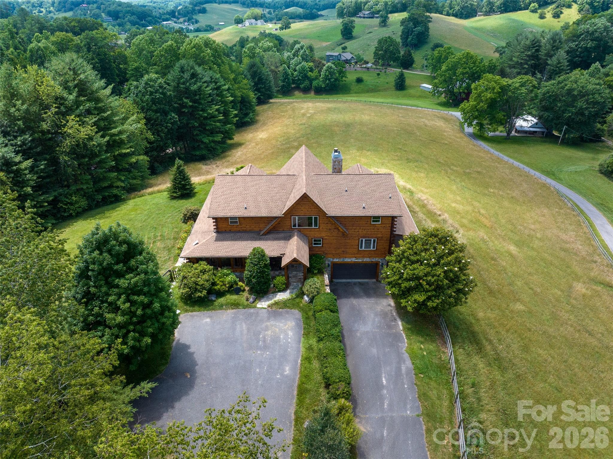 Main house. - 316 Stevenson Cove Road, Waynesville