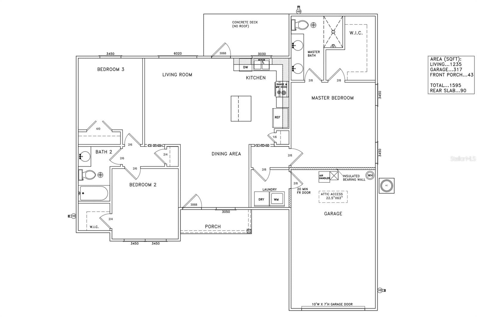 Floor Plan - 1458 3RD ST, ORANGE CITY