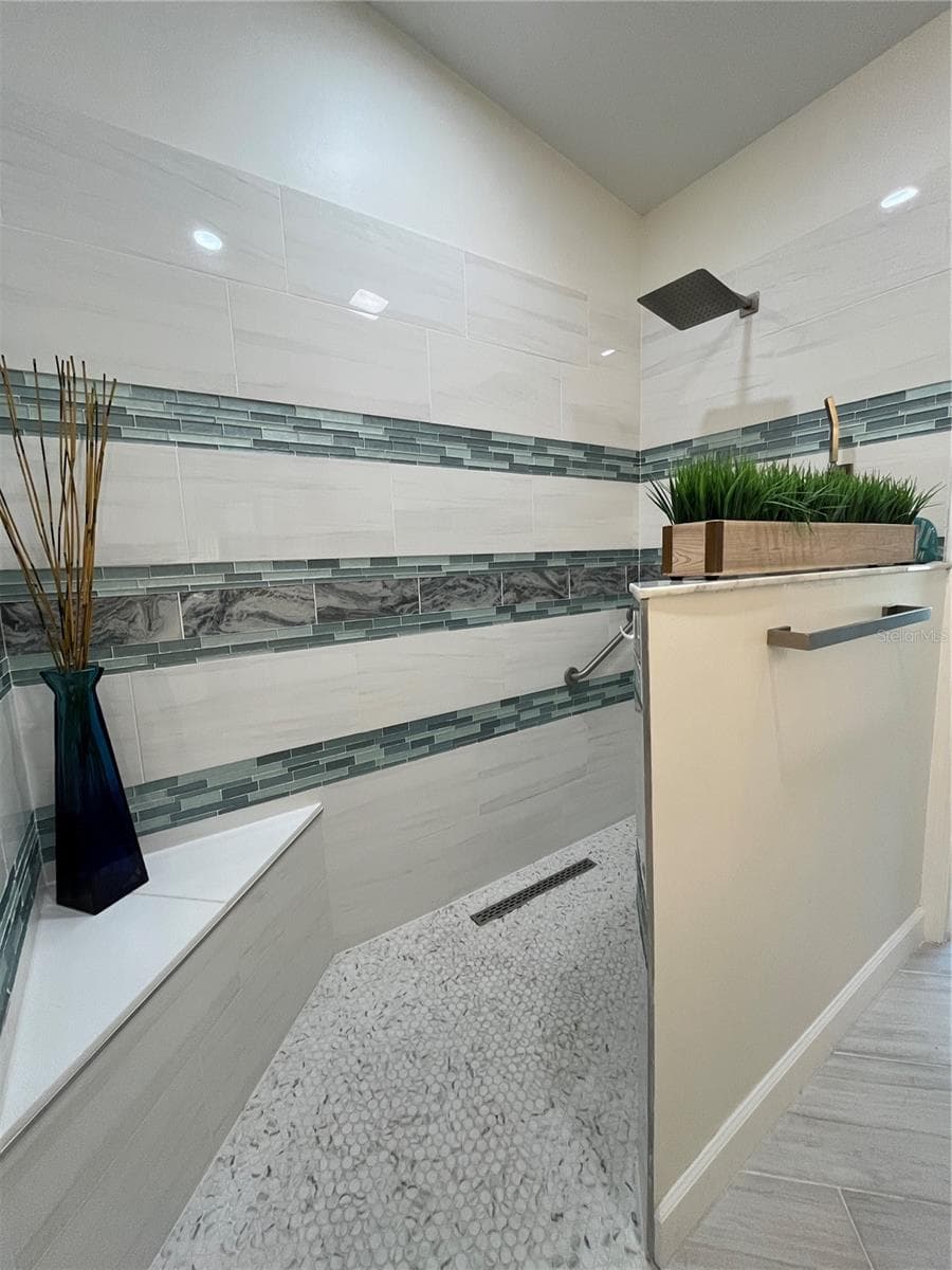 Accessible Shower with Grab Bar - 2 SAN PABLO CT, PALM COAST