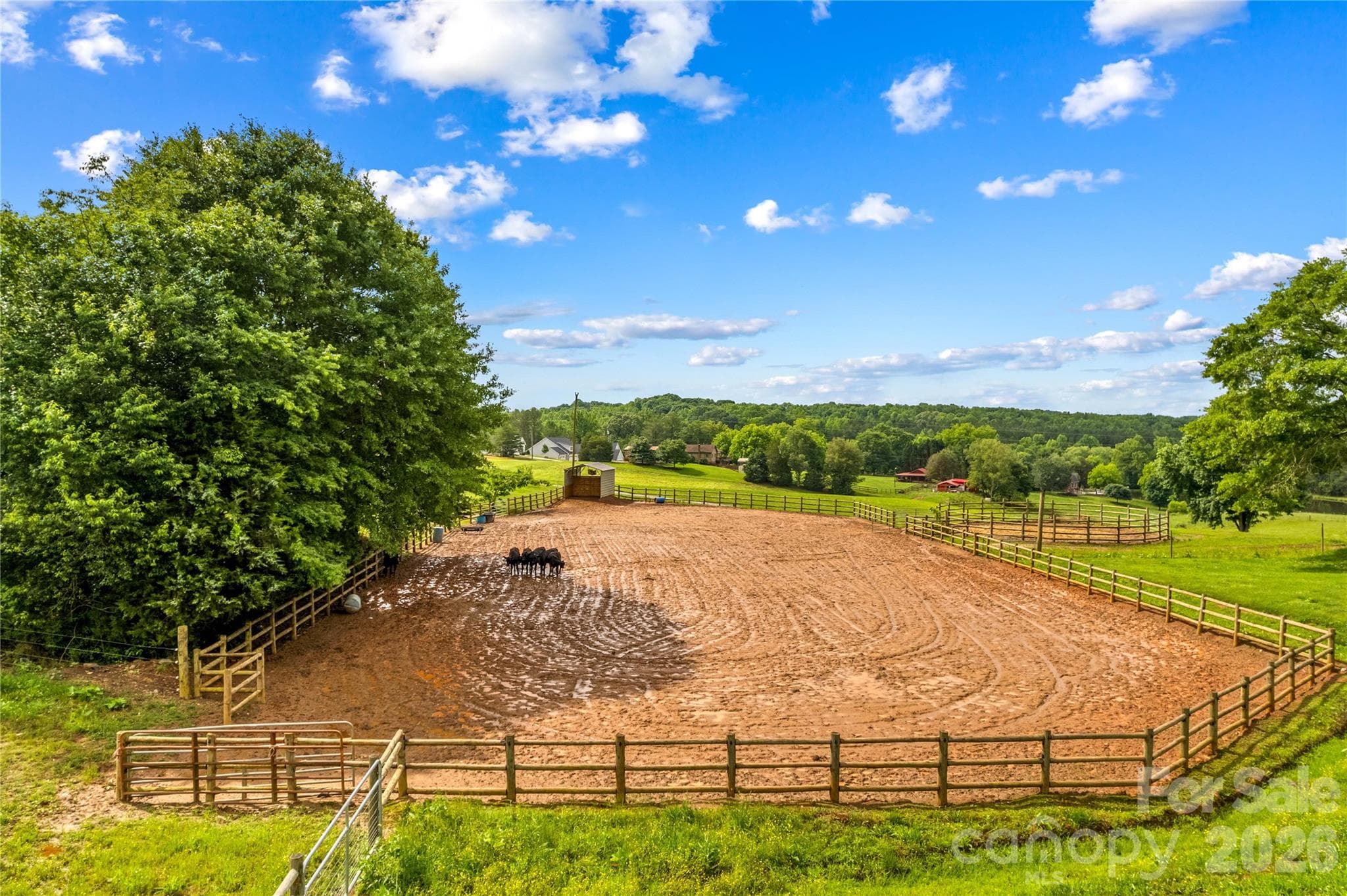 Lighted Riding Arena - 296 Hicks Creek Road, Troutman