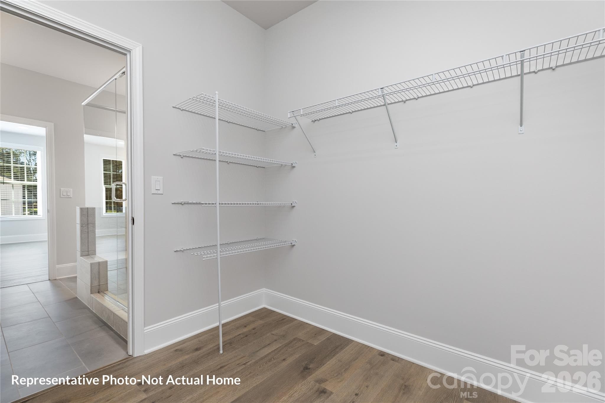 Main Bedroom Closet-Merlot - 10233 Rainier Trail Drive NW, Huntersville