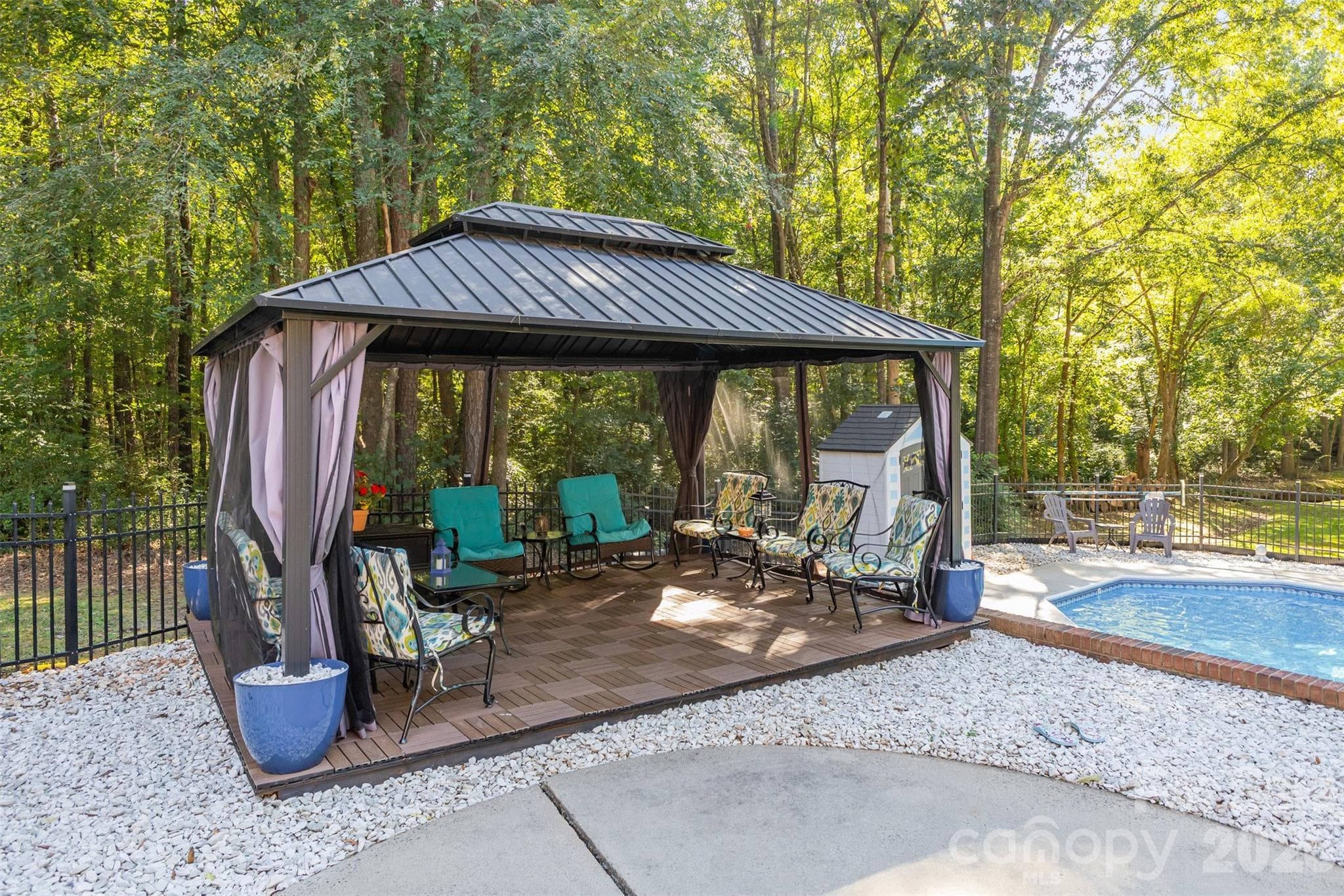 Gazebo adjecent to Pool - 15655 Highway 601 Highway, Midland