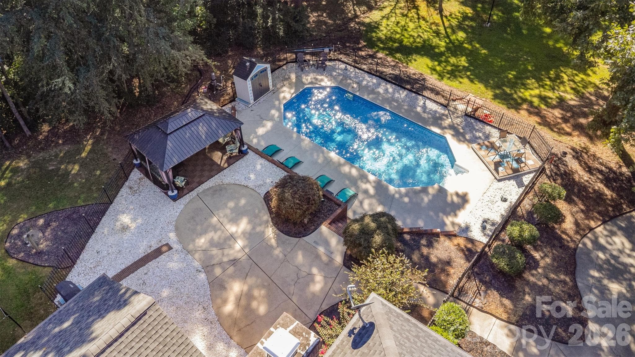 Aerial Pool View - 15655 Highway 601 Highway, Midland