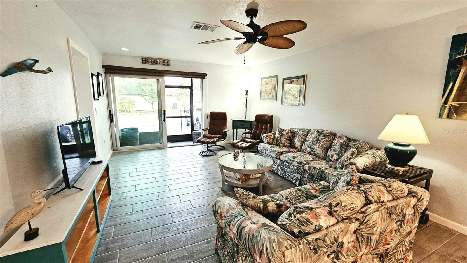 Living room - 93 BOUNDARY BLVD #302, ROTONDA WEST
