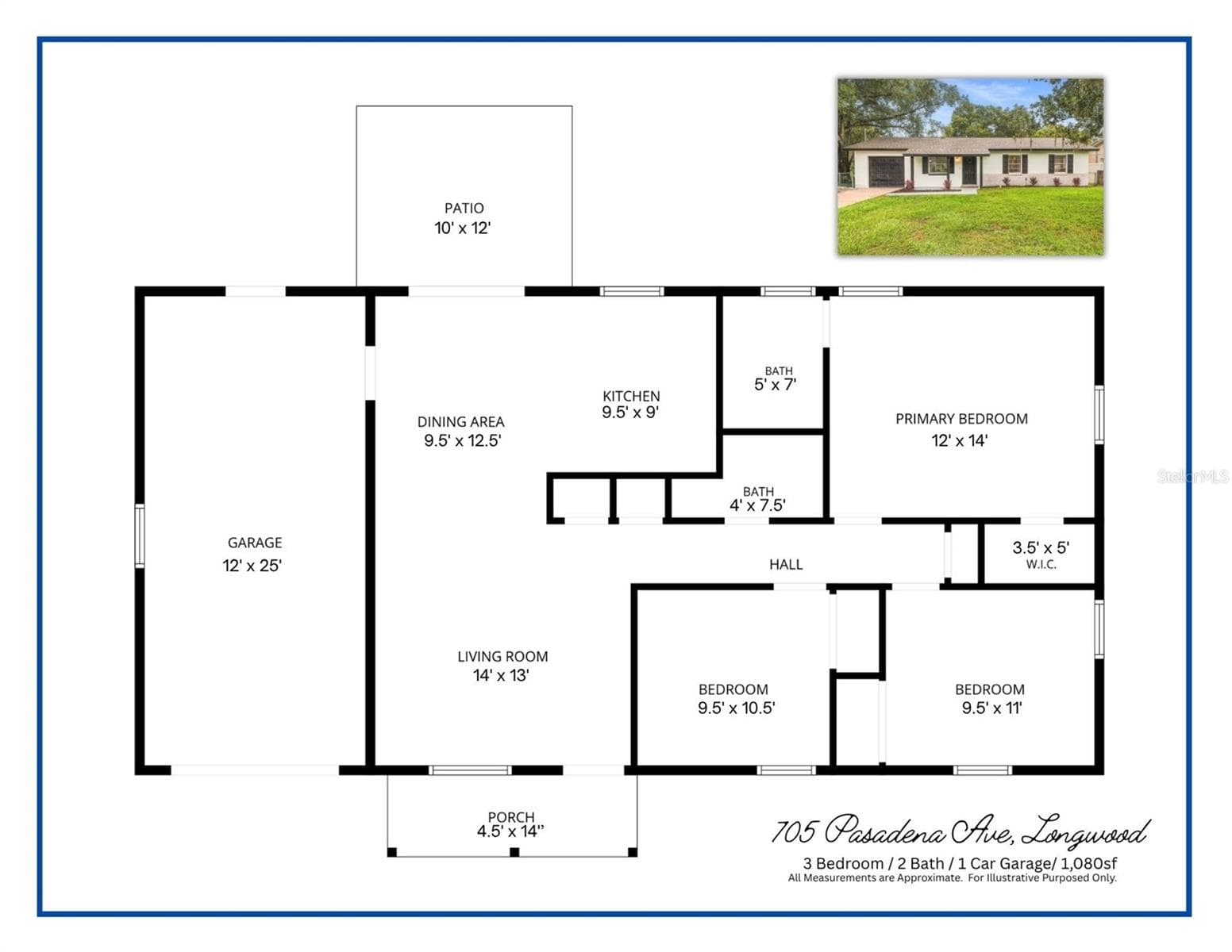 Floor Plan - 705 PASADENA AVE, LONGWOOD