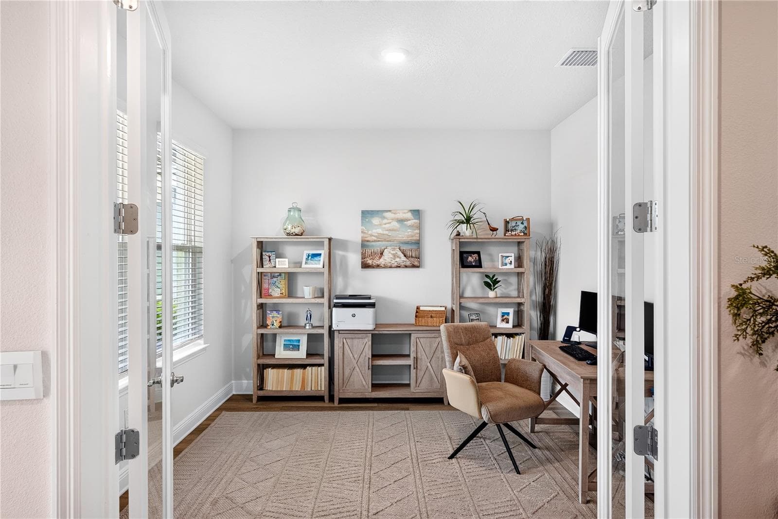 Office with French doors - 18009 TAVERNSIDE TRL, LAKEWOOD RANCH