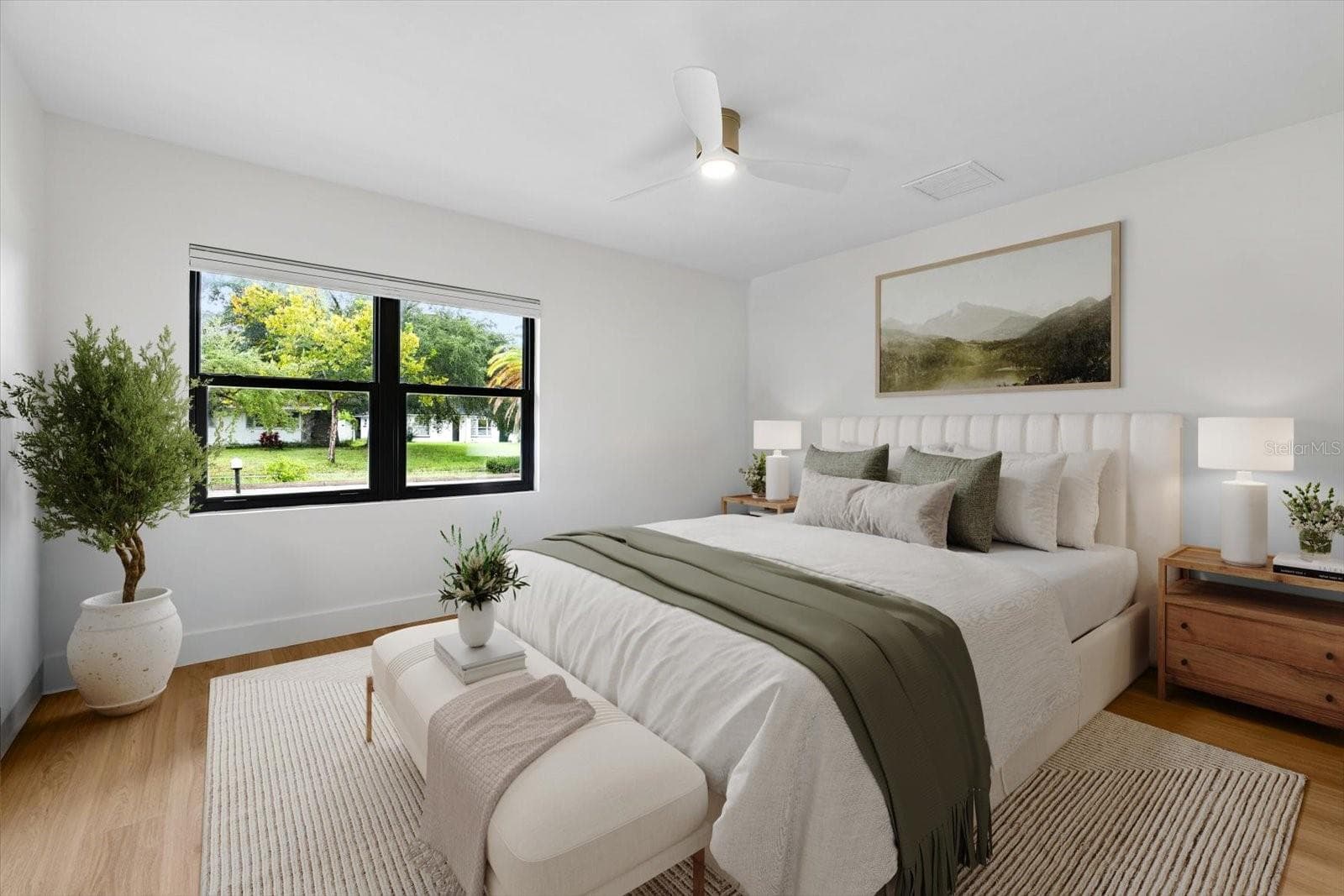 Bedroom #1 Stagged - 2432 INDIAN AVE, BELLEAIR BLUFFS