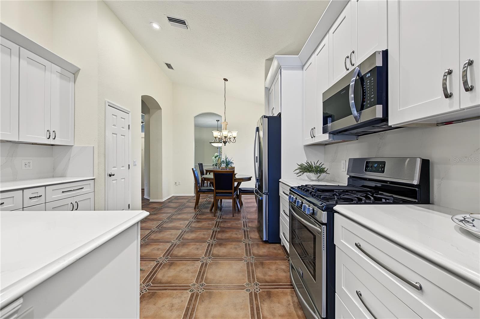 Recently updated Kitchen Cabinets and Appliances, Inset lights and drop down lights, pot drawers, soft close and more. - 8417 FENWICK AVE, TAMPA