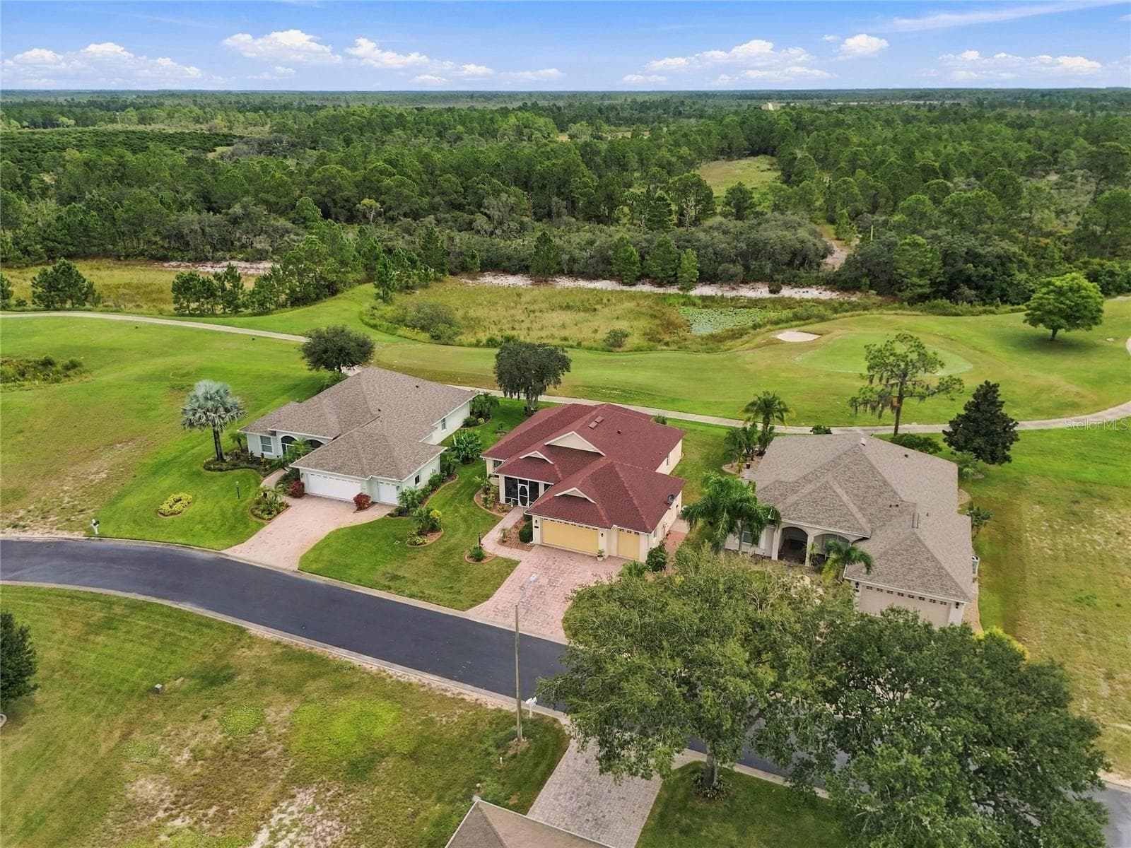 Aerial view of propert - 4286 NORTH COURSE LN, AVON PARK