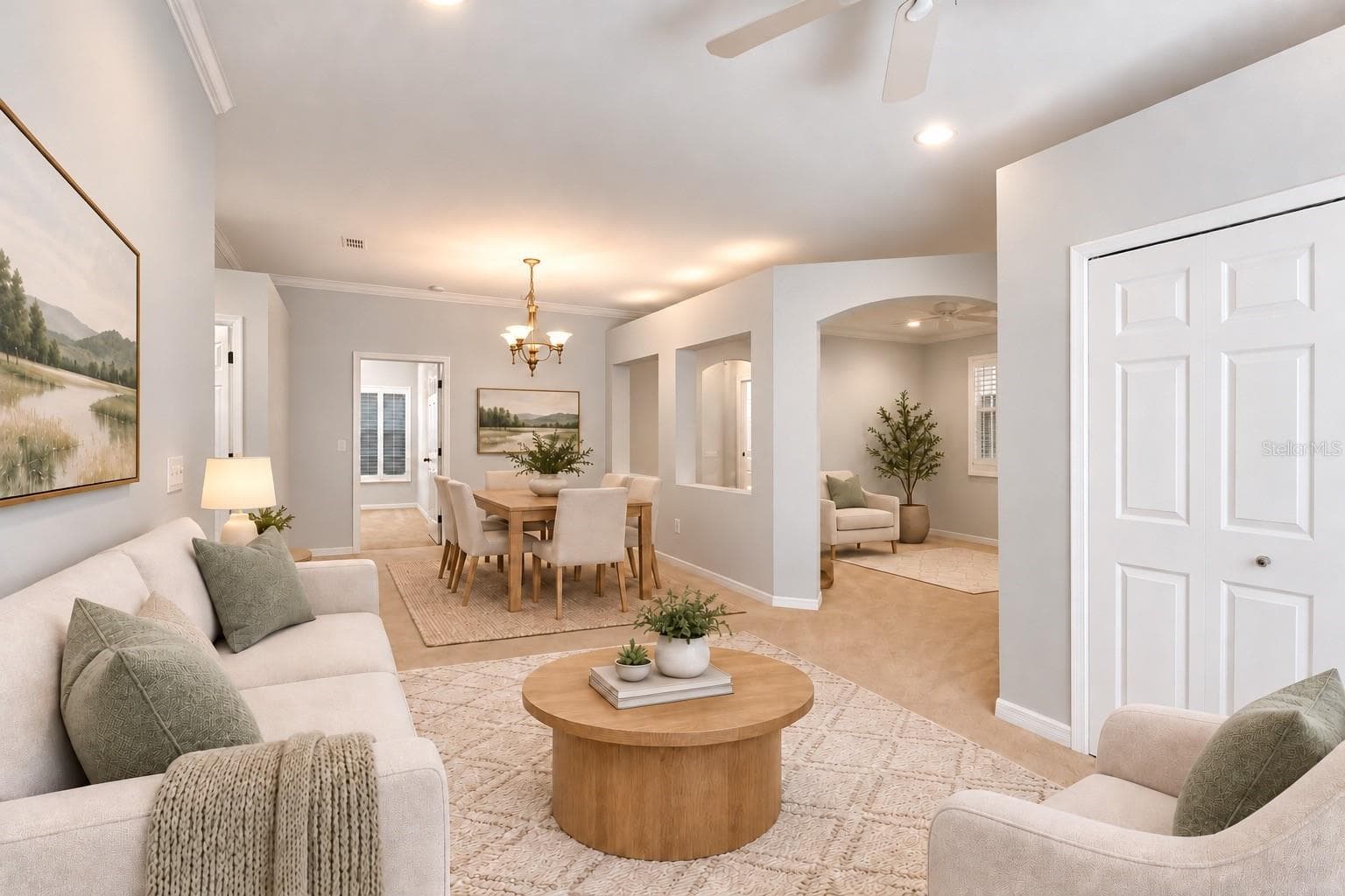 Living Room/Dining Room - 1161 EMERALD HILL WAY, VALRICO