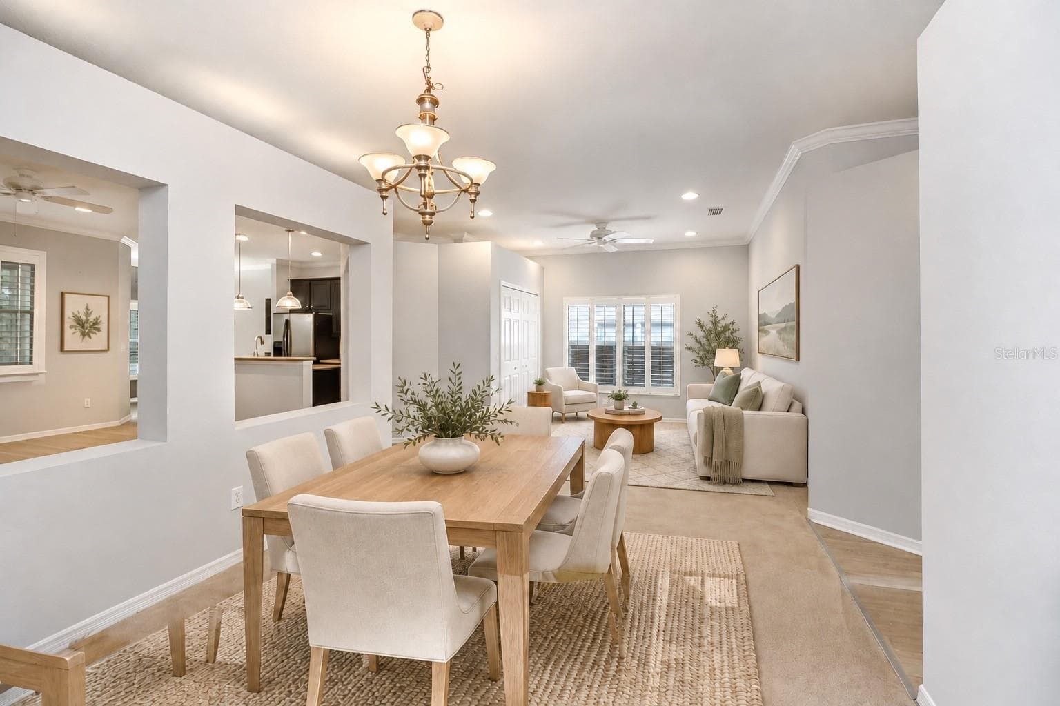 Dining Room looking to the Living Room - 1161 EMERALD HILL WAY, VALRICO