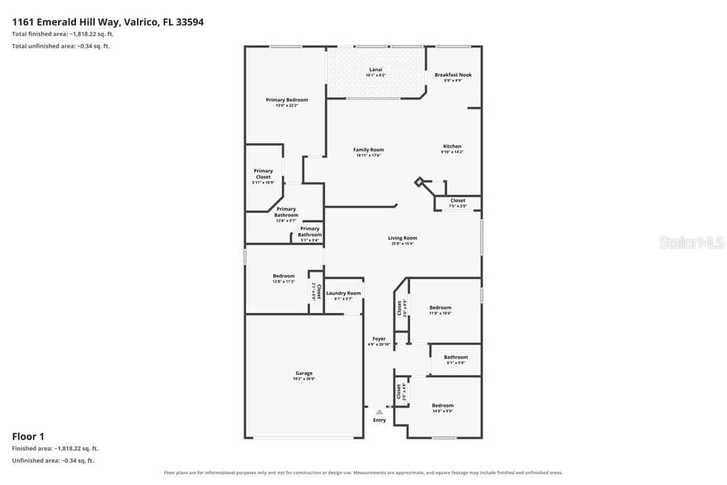 Floorplan - 1161 EMERALD HILL WAY, VALRICO