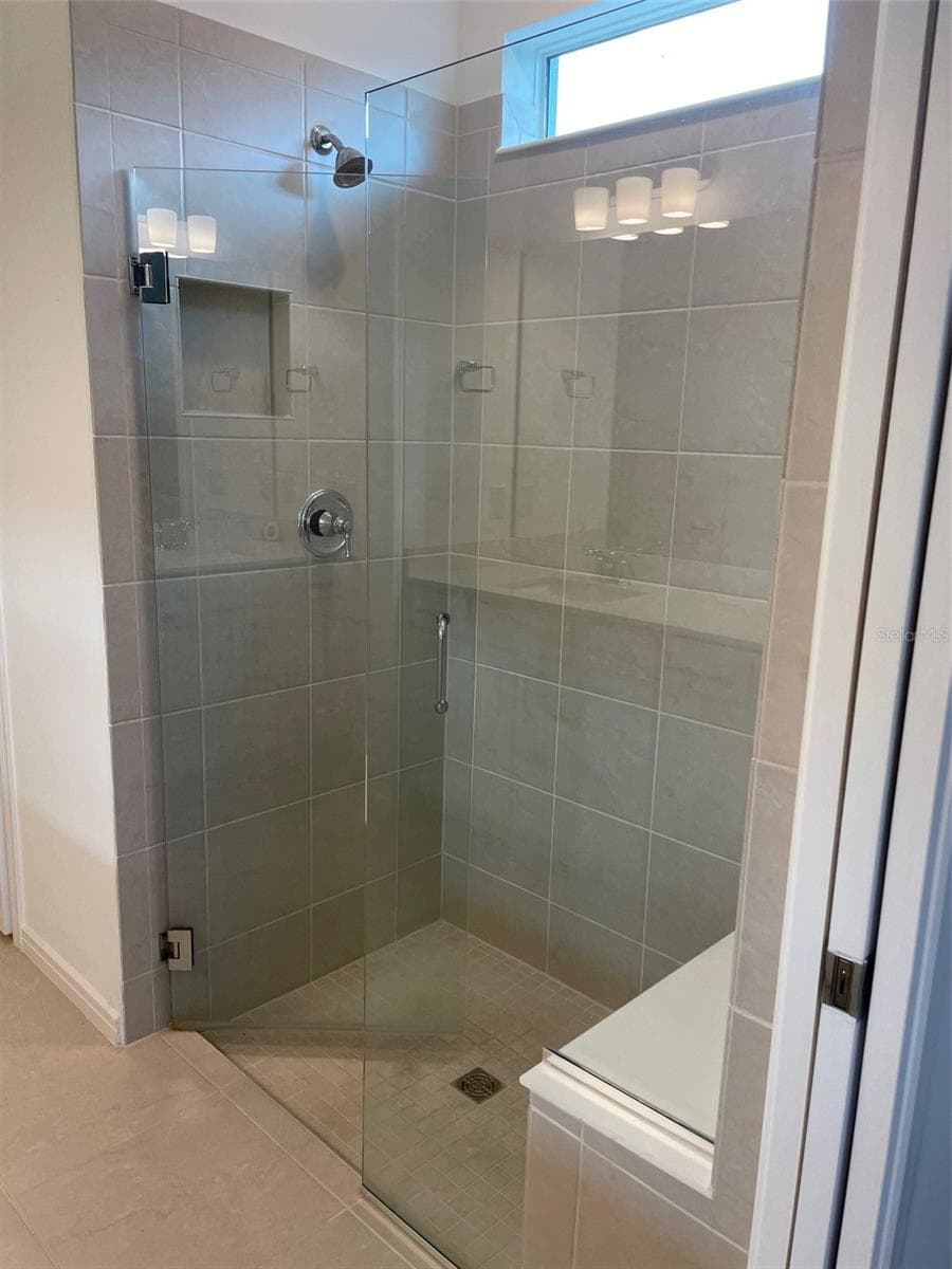 Master bath shower - 10434 SPRING TIDE WAY, PARRISH