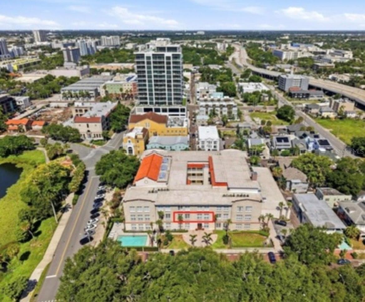 Ariel View - 701 MIRROR LAKE DR N #120, ST PETERSBURG
