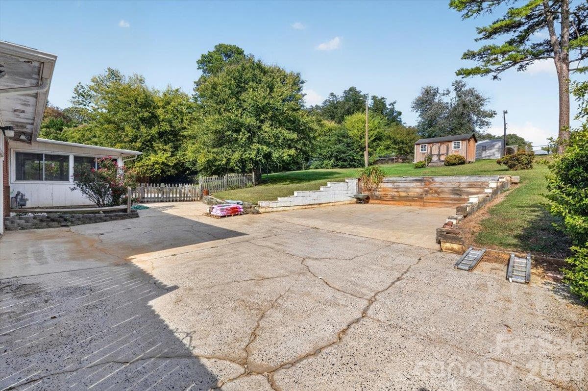 Backyard - 6324 Elmwood Circle, Charlotte