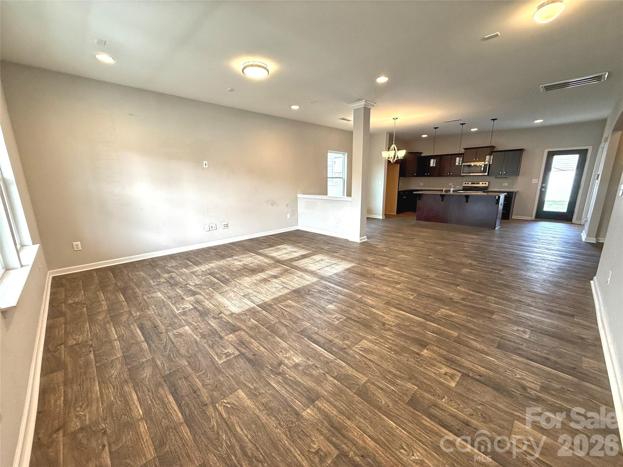 Living Area with Surround Sound and Ceiling Fan Pre-wires - 5113 Thomasville Drive, Belmont