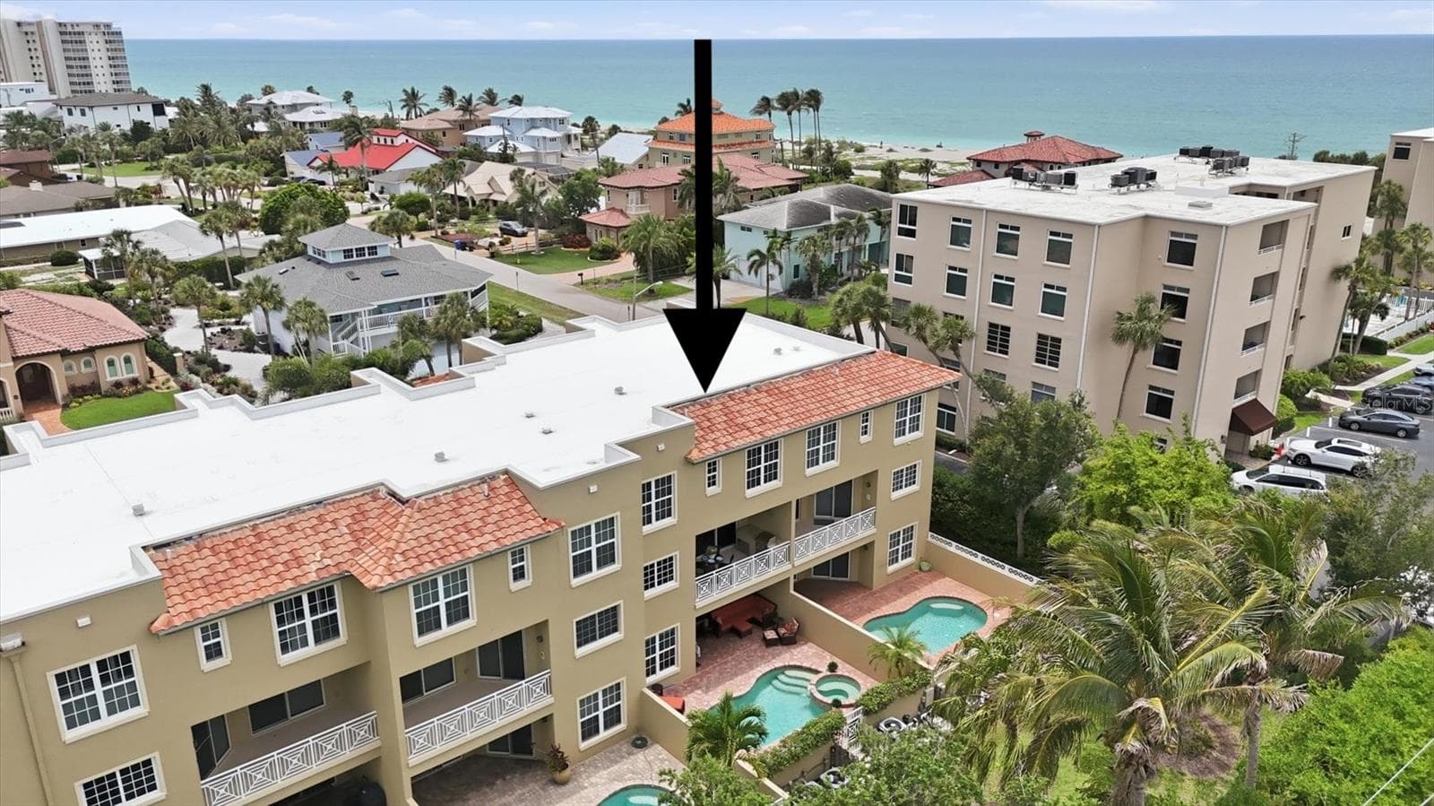 Southwesterly Aerial - 712 GRANADA AVE #2, VENICE