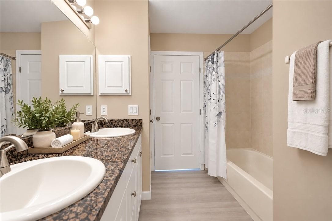 Primary Bathroom, Virtually Staged - 4450 E windmill DR #206, INVERNESS FL 34453, Inverness