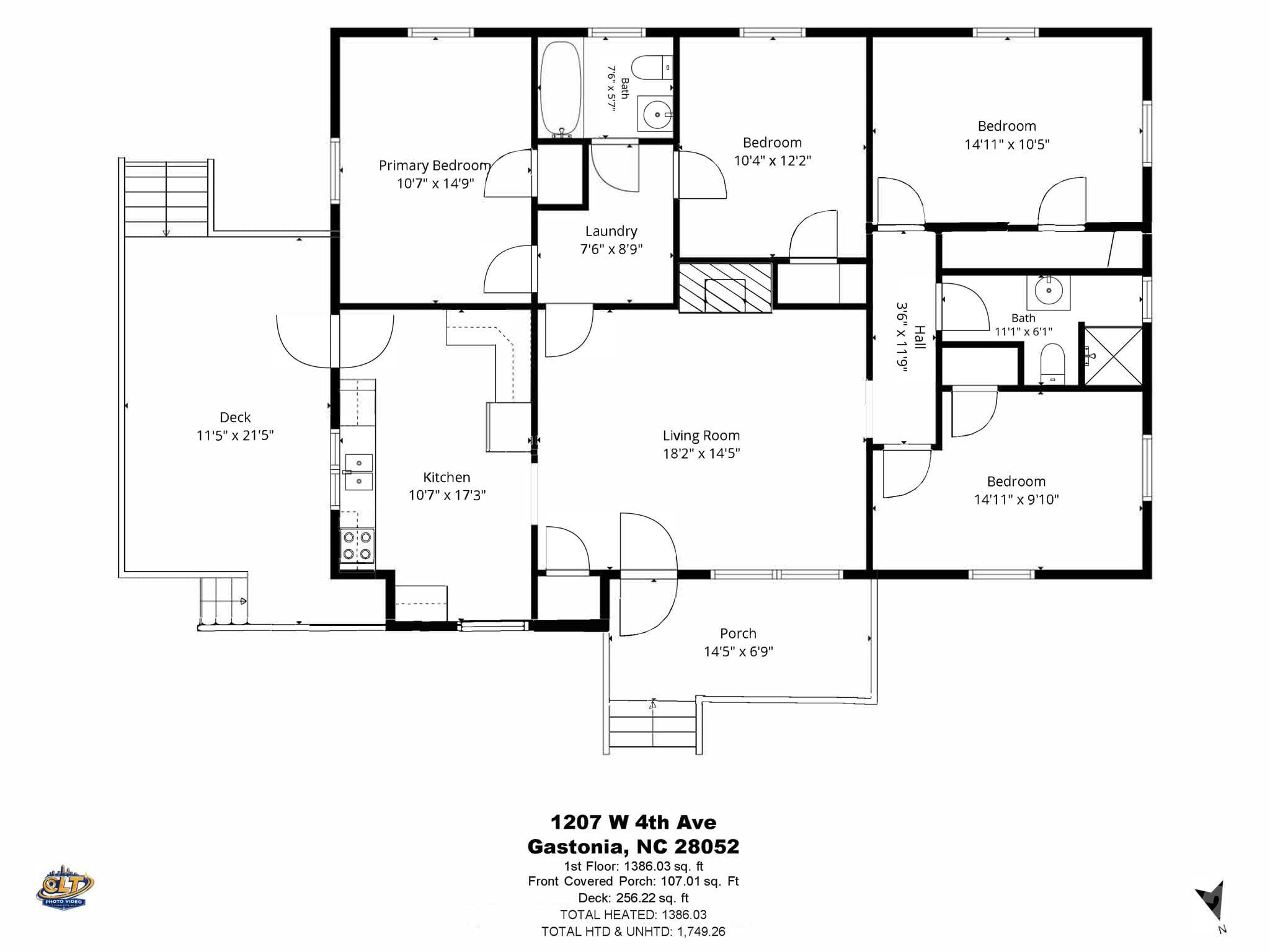 Single Family Residence at 1207 W 4th Avenue, Gastonia, photo 24 of 24