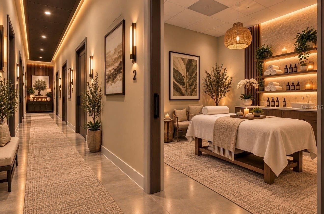 AI rendering of massage spa / wellness center - 8222 118TH AVE #600, LARGO
