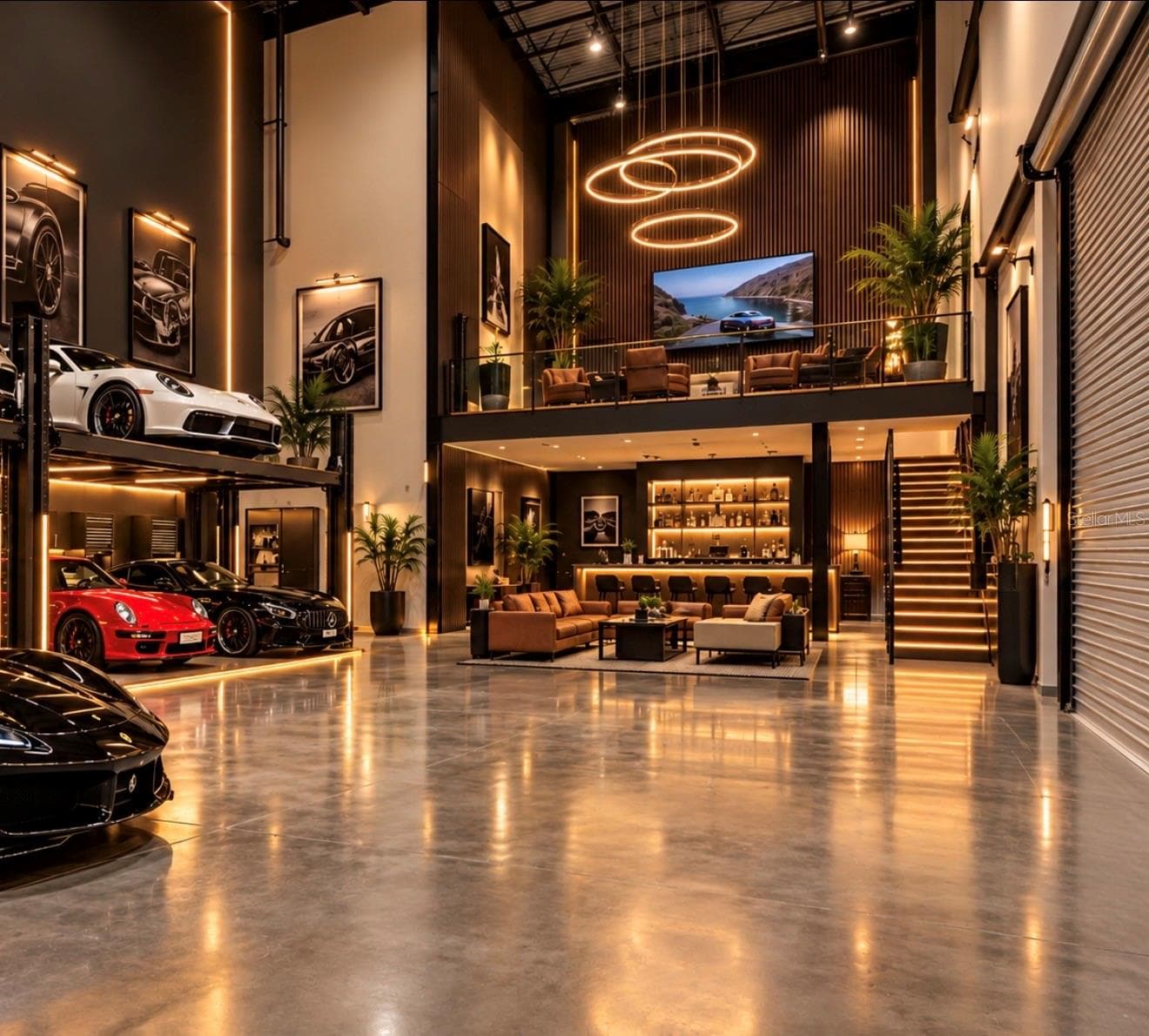 AI rendering of car collectors vault & lounge - 8222 118TH AVE #600, LARGO