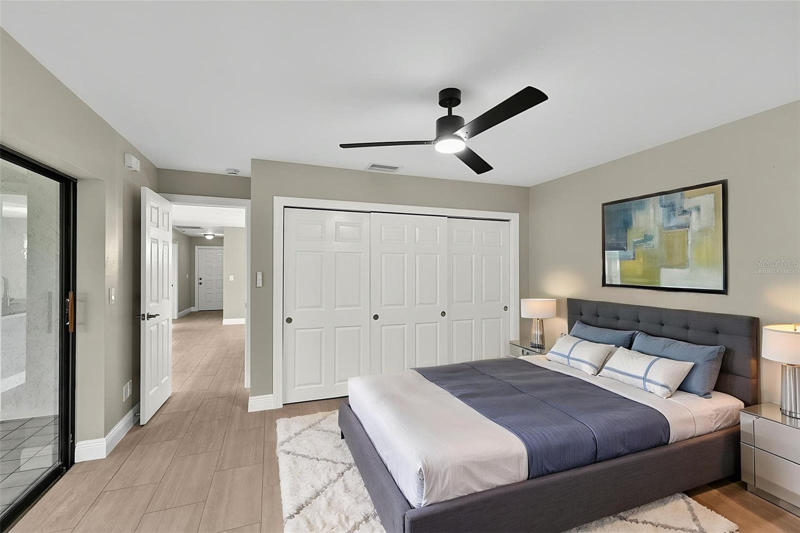 4836 virtually staged bedroom - 4836-4838 MARINE DR, CAPE CORAL