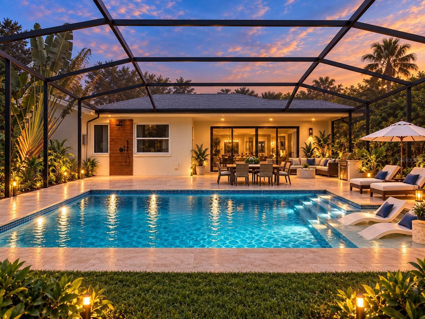 Virtual Rendering of Pool - 4864 HAWKSHEAD PARK, SARASOTA