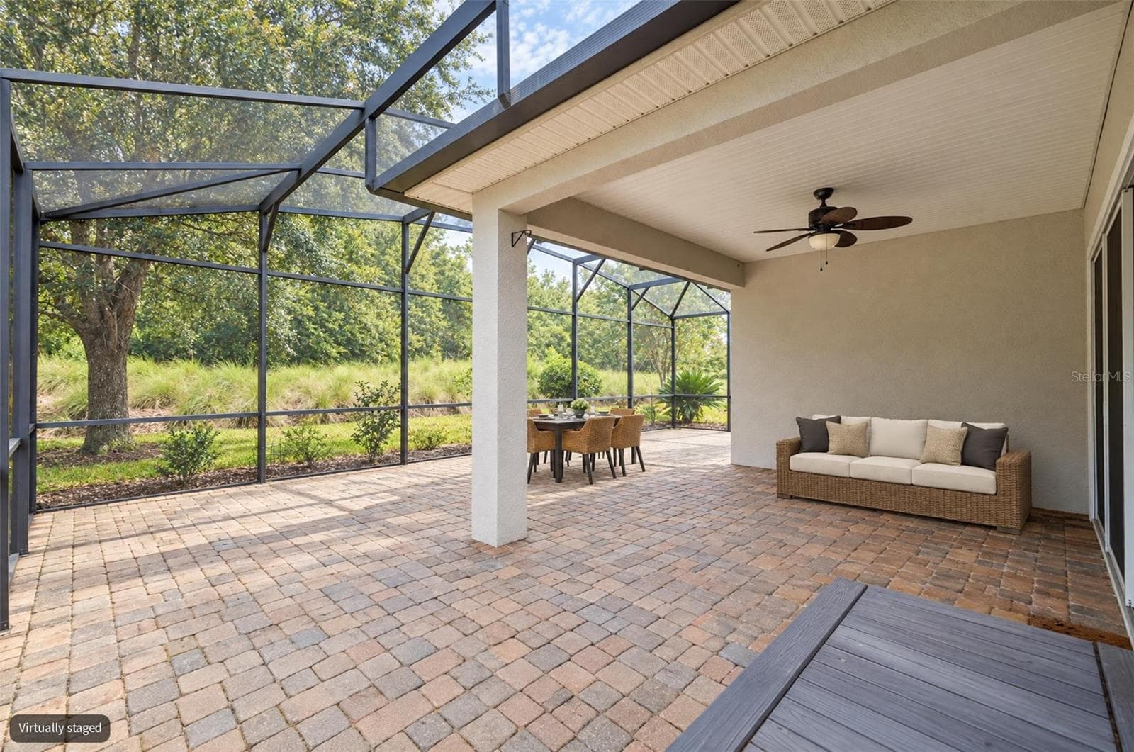 Virtual Staged Lanai - 1076 GARDENSHIRE LN, DELAND