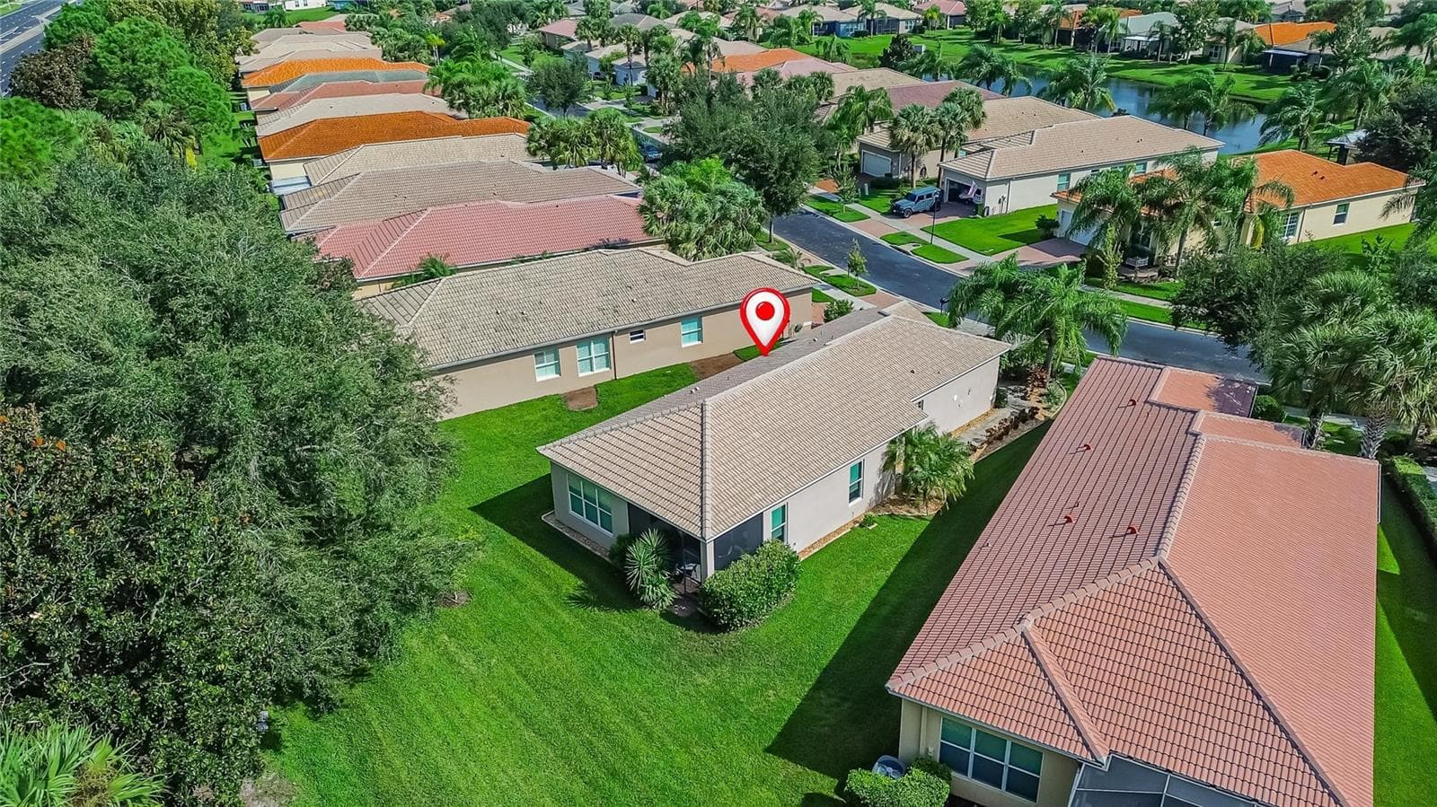 Exterior Rear Aerial View - 15906 COBBLE MILL DR, WIMAUMA